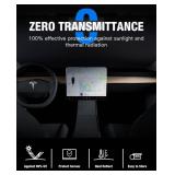 Windshield Sunshade for Tesla Model 3 Model Y, Tesla Front Window Sun Shade Cover 240T Thicken Polyester Heat&UV Protection Shield Visor