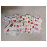 Strawberry Cat Recovery Suit Small