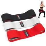 Elvire Fabric Resistance Bands for Working Out, Exercise Set of 3, Booty Band for Women, Workout Loops for Legs, Glutes, Squats