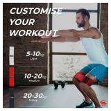 Elvire Fabric Resistance Bands for Working Out, Exercise Set of 3, Booty Band for Women, Workout Loops for Legs, Glutes, Squats