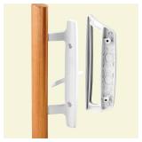 Prime-Line Products C 1204 Diecast with wood handle  White  Patio Door Handle
