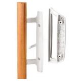 Prime-Line Products C 1204 Diecast with wood handle  White  Patio Door Handle