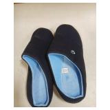 Golonbes Mens House Memory Foam Slippers, Slip on Cozy Slippers for Men, Lightweight House Bedroom Shoes Anti-Slip Rubber Sole with Soft Warm Flannel Lining Machine Washable Indoor Outdoor Size 11-12