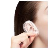 Comforer 200 Pack Disposable Ear Covers for Shower, Waterproof Plastic Ear Protectors, Ear Shower Caps for Hair Dye-(15cm)