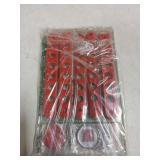 E-cowlboy Grab Handle Inserts Cover+Push Button Knobs Cover Trim for Jeep Wrangler JK JKU Sahara Rubicon Unlimited 2007-2018 Exterior Door Handle Decoration Accessories Aluminum (Red)