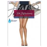 Hanes Non Control Top Reinforced Toe Pantyhose 716 Silk Reflections Wicking Cool