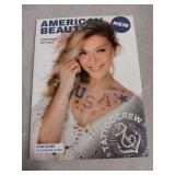 American Beauty Temporary Tattoos by Tattoo Crew -2 Packages