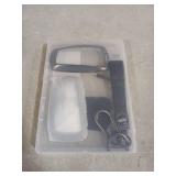 Key Fob Cover with Keychain Soft Leather Keys Shells Case Full Covers Protector Keycover Compatible for BMW 2 5 6 7 Series X1 X2 X3 X5 X6