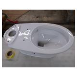 TOTO White Toilet Tank and Bowl  - Retail: $300 *missing tank lid
