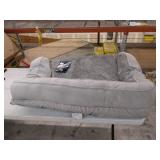 Serta XL dog Bed with Bolsters - Slate Gray - Retail: $89