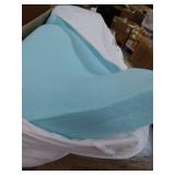 PAYHUIN 2-Inch Quee  n Memory Foam Mattress Topper - Retail: $104