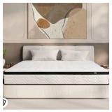 Molbius 12-Inch Queen Hybrid Mattress - Retail: $159