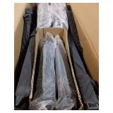 Black Leather Guest Chairs Set of 2 - Retail: $79