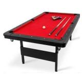 GoSports 6-8ft Portable Billiards Table Set - Retail: $299