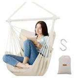 Cotton Hammock Chair Swing - Carry Bag Not Included  - Retail: $29