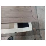 Signature Design by Ashley Bolanburg 4 Drawer Coffee Table with Lift Top  Two-tone Brown - Some Scratches & Missing Wheel  - Retail: $759