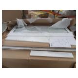 Modern White Makeup Vanity with LED Mirror - 2-Box Set  - Retail: $299