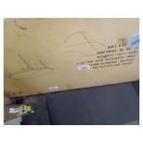 Flash Furniture Scarborough 5  Round Bi-Fold Plastic Event Folding Table with Handle  White - Retail: $89