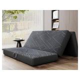 Vamcheer 6-Inch Tri-Fold Memory Foam Mattress - Retail: $159