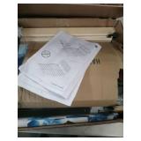 Modern Platform Bed Frame with LED Lights - Queen - Retail: $299