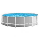 INTEX 15 x48  Prism Frame Above Ground Pool Set with 1000 GPH Filter Pump - Retail: $2,300