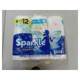 Sparkle Pick-a-Size Paper Towels  Spirited Prints  6 Double Rolls