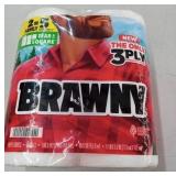 4 XL Rolls Brawny Paper Towels (Two-2packs= 4Rolls)