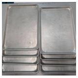 Commercial Aluminum Sheet Pans - Bulk Set of 8- 12