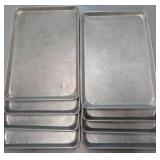 Commercial Aluminum Sheet Pans - Bulk Set of 8- 12