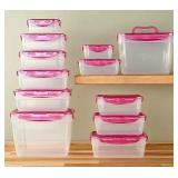 Lock&Lock 12-Piece Nestable Food Storage Container Set - Retail: $27