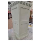 Classic White Decorative Display Pedestal - Retail: $125
