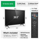 VIZIO 40-inch D-Series Full HD 1080p Smart TV Chromecast Built-in Streaming Channels, D40f-J09, 2021 Model 40 inches (Renewed)