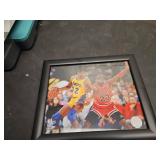 Michael Jordan and Kobe Bryant 1998 NBA All-Star Game Framed Print