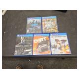 Playstation 4 Set of 5 Misc Games