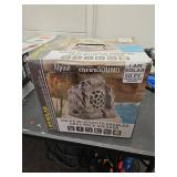 Alpine Corporation Weather-resistant Bluetooth Solar-Powered Outdoor Wireless Rock Speaker  Gray