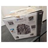 Alpine Corporation Weather-resistant Bluetooth Solar-Powered Outdoor Wireless Rock Speaker  Gray