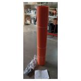 VEVOR Deer Drag Sled, 72.8 x 22.8 in, 550lbs Heavy Duty Yard Utility Sled, Tear-Resistant PE Drag Glider Mat with Ropes & Handle, Thickened Game Hauler for Firewood Ice Fishing Hauling Hunting