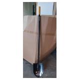 APPEARS NEW - AgroPro Shovel for Digging, Metal Shovel with Long Fiberglass Handle, Heavy Duty Shovel for Digging, 58 Inches