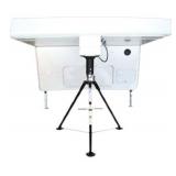 BAL 25037 Classic Series King Pin Gooseneck Tripod Stabilizing Jack with Extension Leg â Heavy-Duty RV Stabilizer for Gooseneck Trailers â Height Range 39  to 41