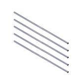 APPEARS NEW - Design House Classic Steel Shower Rod in Polished Chrome  60-Inch  5-Pack