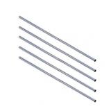 APPEARS NEW - Design House Classic Steel Shower Rod in Polished Chrome  60-Inch  5-Pack