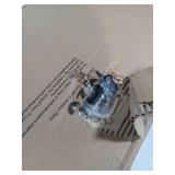 APPEARS NEW - IDZO 2-Piece Diamonds Design Decoration Trellis, Metal Decorative Trellis for Climbing Plants Outdoor, Garden Trellis for Climbing Plants, Climbing Rose Trellis, 48-Inch Tall Each, Black