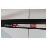 APPEARS NEW - Trim Master- Matte Black 3/8 in. x 98-1/2 in. Aluminum L-Shaped Tile Edging Trim (6 included)