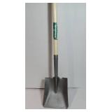 APPEARS NEW - Union Tools Square Point Shovel  44 in L Hard Wood Handle 40184  - Retail: $150