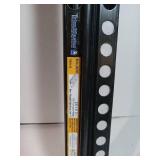 APPEARS NEW - Trim Master Black 3/8 in. x 8ft. x 2.5  PVC Bullnose Tile Edging Trim. (10 Included)