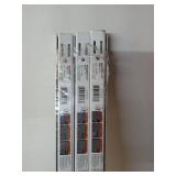 APPEARS NEW - Closetmaid 280800 60 in. Wall Shelf Track- White (6 Pack)