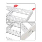 APPEARS NEW -  Garvee 50x76 Inch Aluminum Tri-Fold Ramp with Treads, 1500Lbs ATV Ramp with Load Straps, Folding Ramp for Motorcycles, Truck Bed, ATVS, UTVS, Trailer, Tractor,Lawnmowers, Snow Blowers  