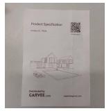 APPEARS NEW -  Garvee 50x76 Inch Aluminum Tri-Fold Ramp with Treads, 1500Lbs ATV Ramp with Load Straps, Folding Ramp for Motorcycles, Truck Bed, ATVS, UTVS, Trailer, Tractor,Lawnmowers, Snow Blowers  