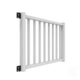 Freedom Camden Gate Kit 48-in L x 36-in H White Composite Deck Railing Gate