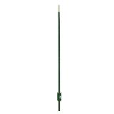 Everbilt 1-3/4 in. x 3-1/2 in. x 7 ft. Green Steel Fence T-Post with Anchor Plate (3 Pack)